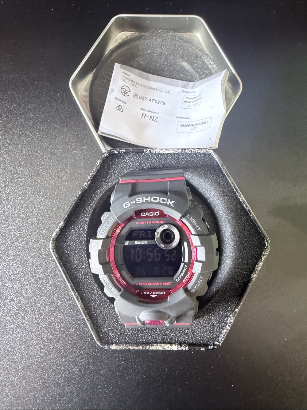 G-Shock Casio Black and Red Digital Sport Watch